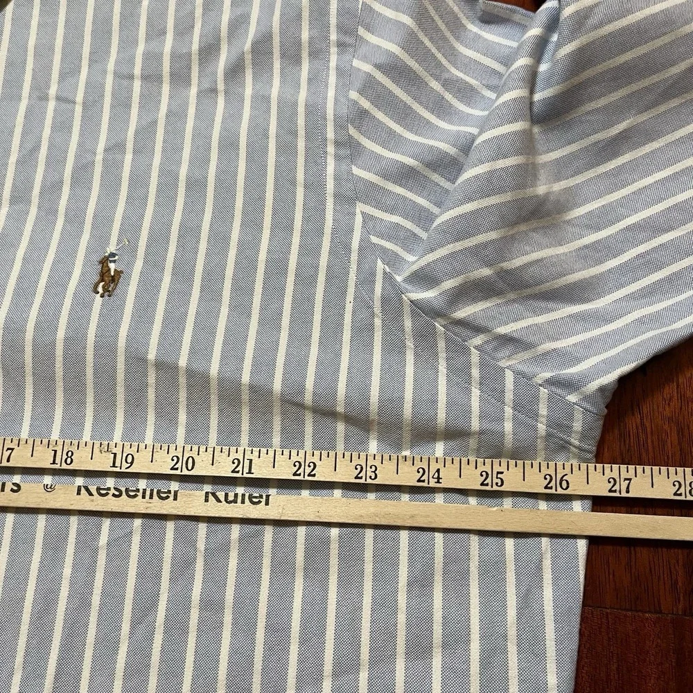 Ralph Lauren Fun Shirt Mens Extra Large Color Block Multicolor Striped READ